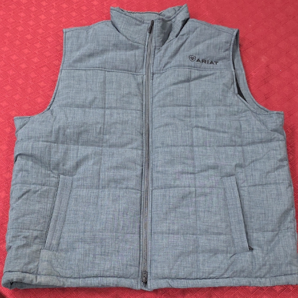 Ariat Men's Blue Quilted Vest